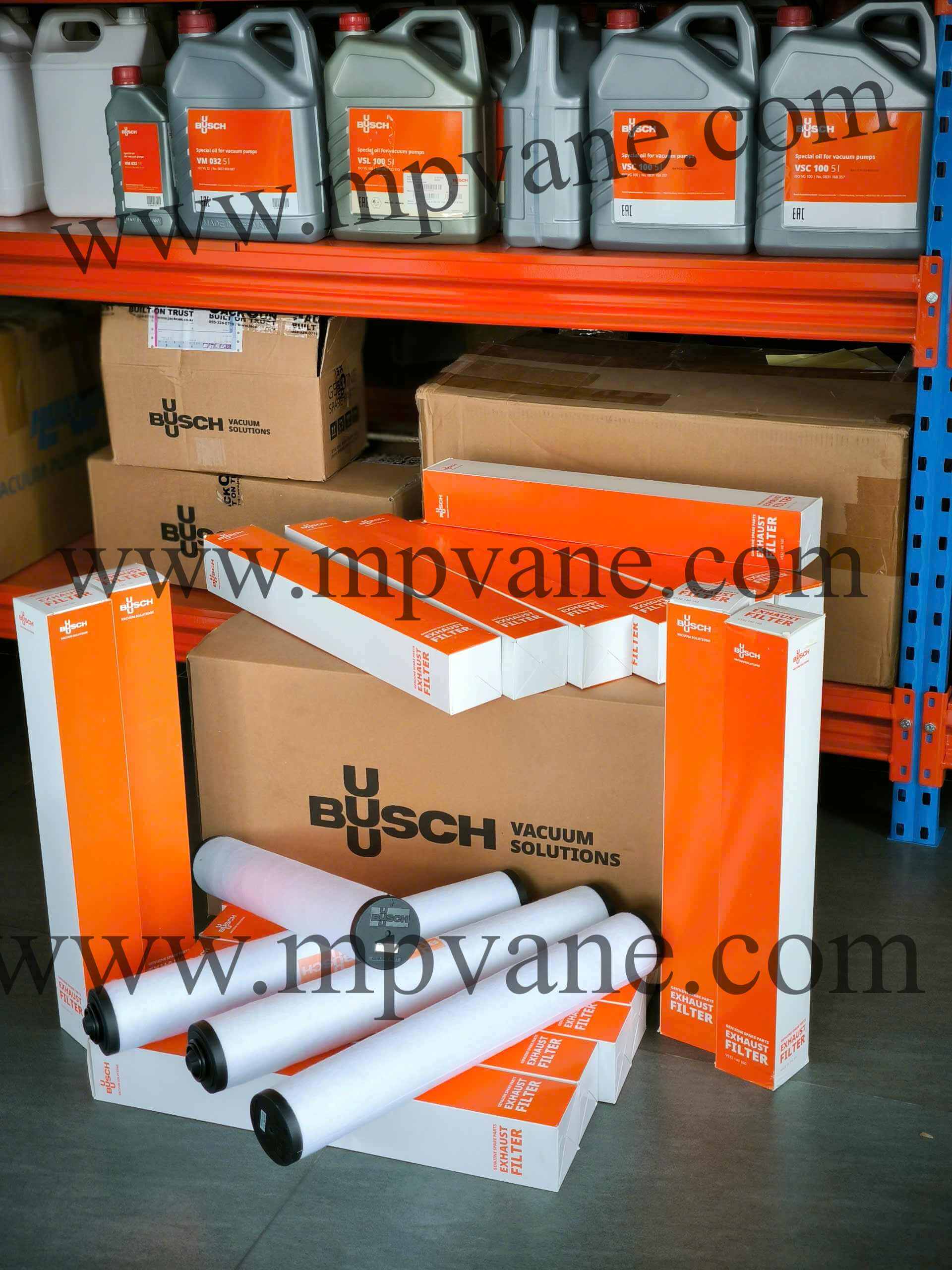 hình lọc tách dầu busch trong kho