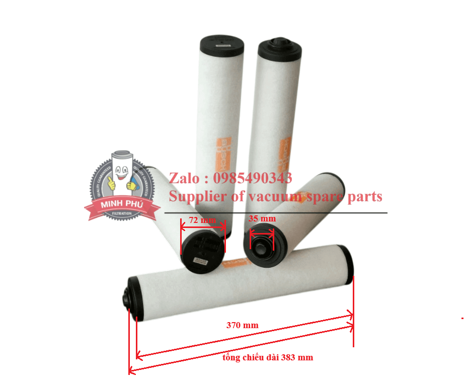 kích thước lọc tách dầu busch 0532140159